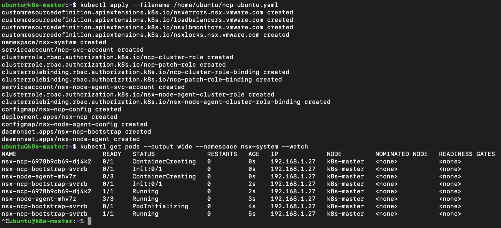 Deploy NCP