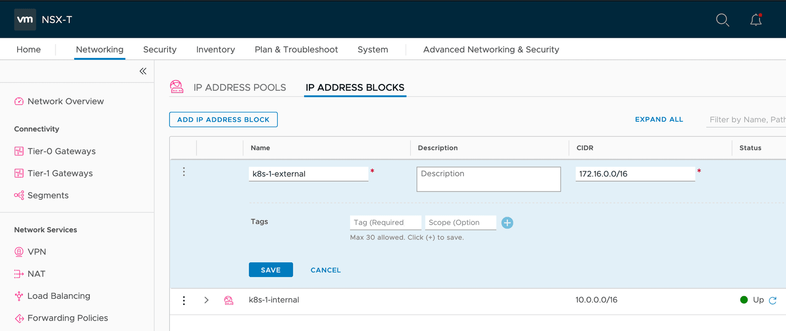 External Block